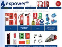 Tablet Screenshot of expower.es